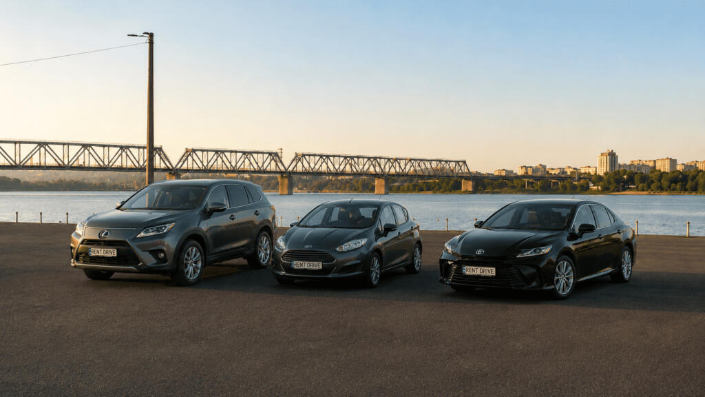 втопарк RentDrive: аренда авто в Киеве 2026 — эконом, бизнес и VIP-класс